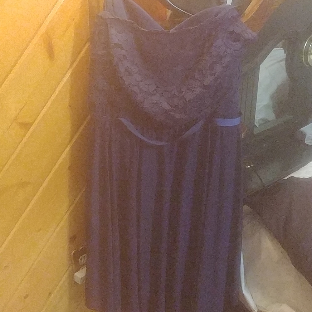 One shoulder bridesmaid dress
